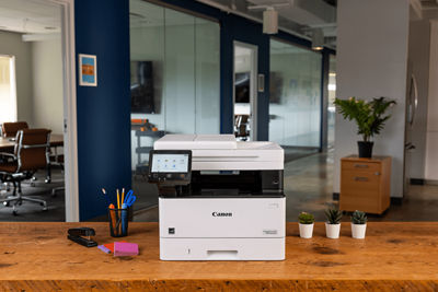 Canon imageClass printer on desk